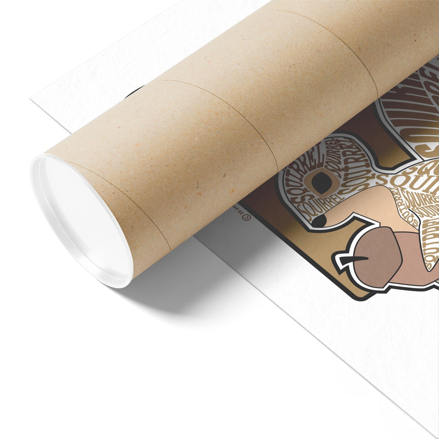 S is for Squirrel Poster Print