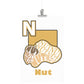 N is for Nut Poster Print