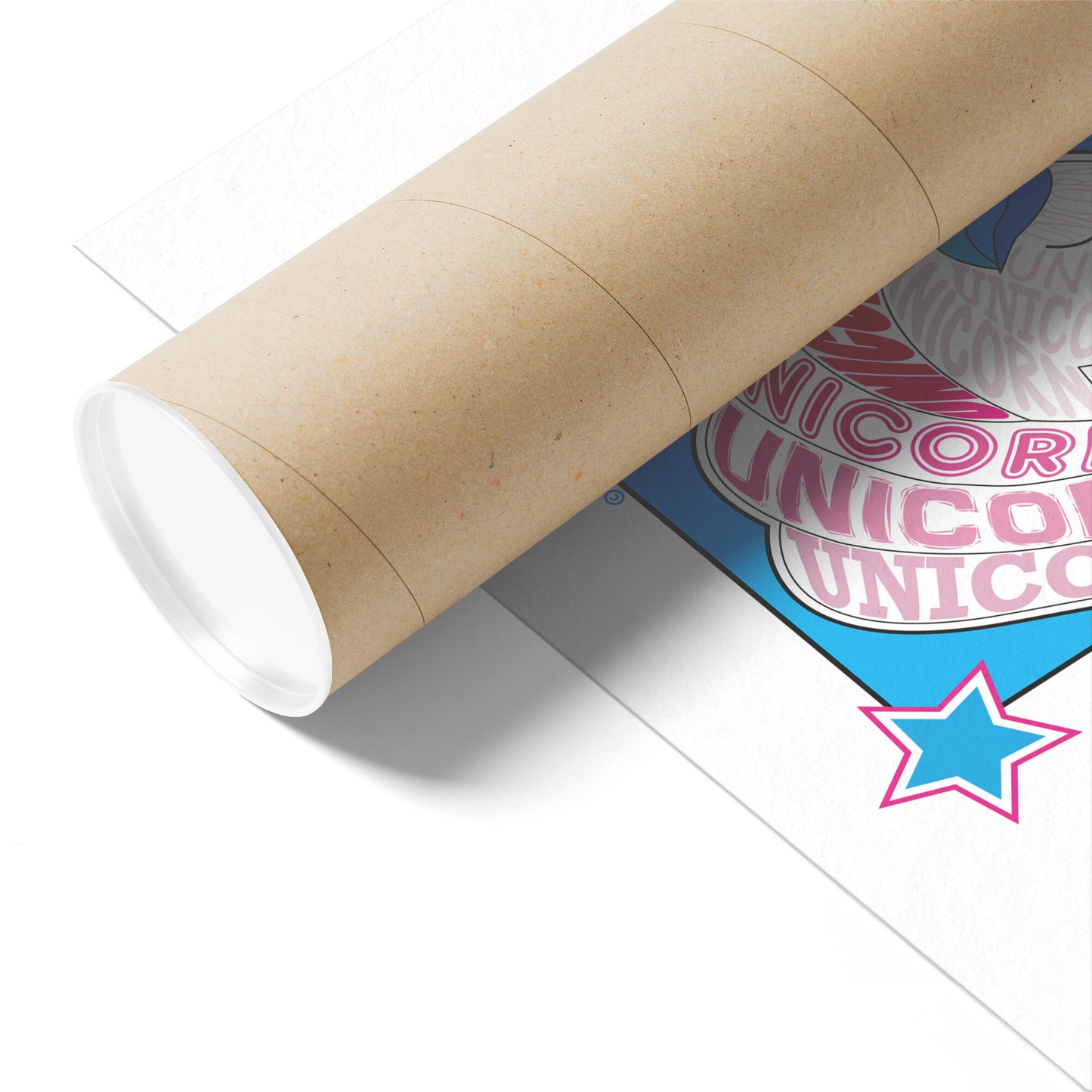 U is for Unicorn Poster Print