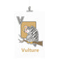 V is for Vulture Poster Print