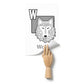 W is for Wolf Poster Print